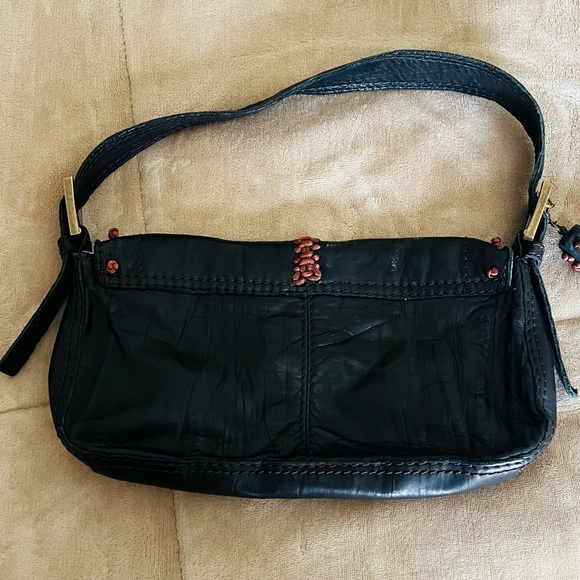 Steve Madden Baguette leather shoulder purse - Picture 2 of 5